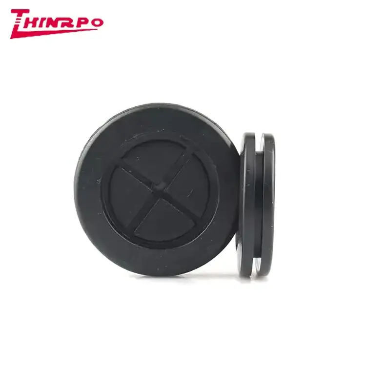 High Quality Computer Case Part Rubber Grommet Silicone Black Square Oval Rubber Grommet For Cable Sleeve