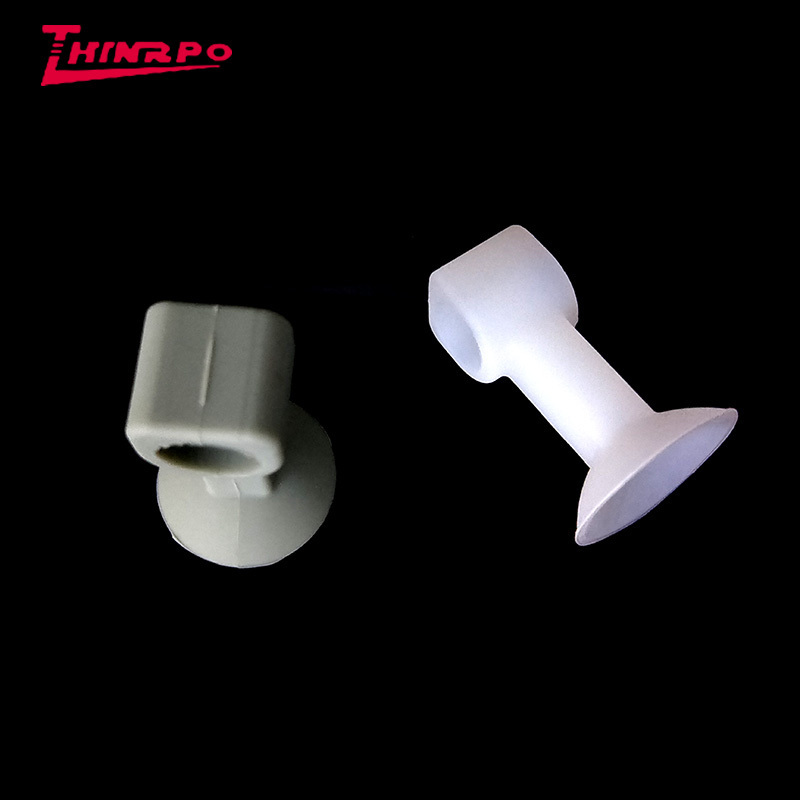 Silicone Door Stoppers Suction Handle Knob Anti-Collision Sucking Rubber Doorknob Bumper Crash Pads Protector