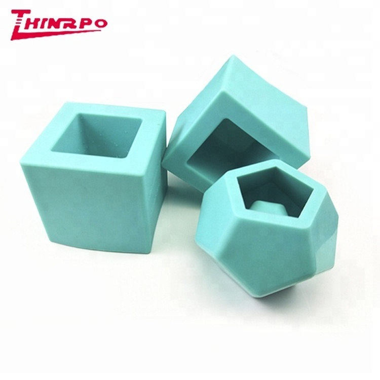 Customized durable Silicone flower pot compression molds flower pot concrete planter mold