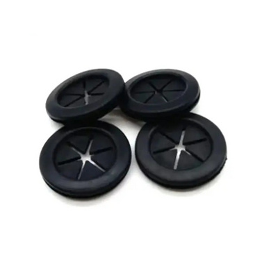 High Quality Computer Case Part Rubber Grommet Silicone Black Square Oval Rubber Grommet For Cable Sleeve