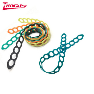 Assorted Colored Custom Molding Strong Elastic Silicone Rubber Band Straps Rubber Wrapping Bands for Outdoor Gear Packing