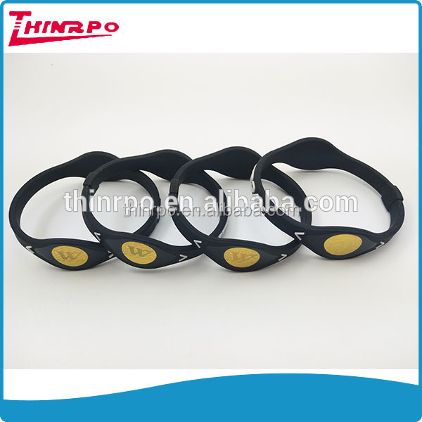 OEM Silicone Power Bracelet Balance Ion Magnetic Wrist band Silicone Energy Wristband