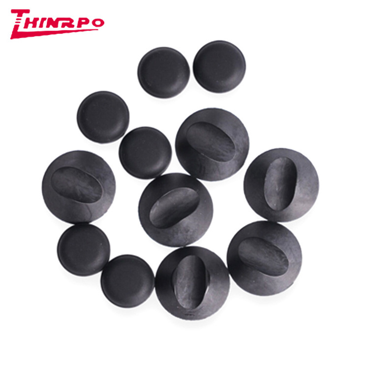 Furniture Parts abrasion resistant rubber feet for ladders, anti-skidding rubber feet for chair