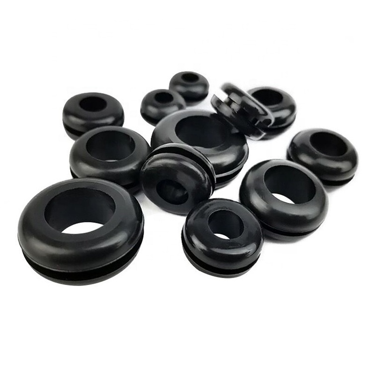 Oval protective coil double-sided dust-proof protective rubber grommet, 10mm cable rubber grommet, automotive rubber grommets