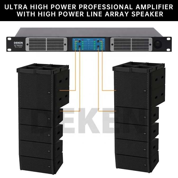 Thinuma MDA series 2U Metal Chassis Design 4 Channel Power Amp Class TD Multi-channel Professional Amplifier For Large Concerts