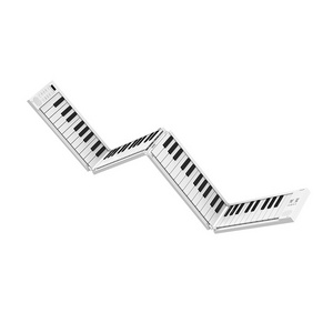 midiplus Folding piano 88 Digital Music Instrument 88 Keys White Black Portable Fold Splicing Piano Organ Electronic Keyboard