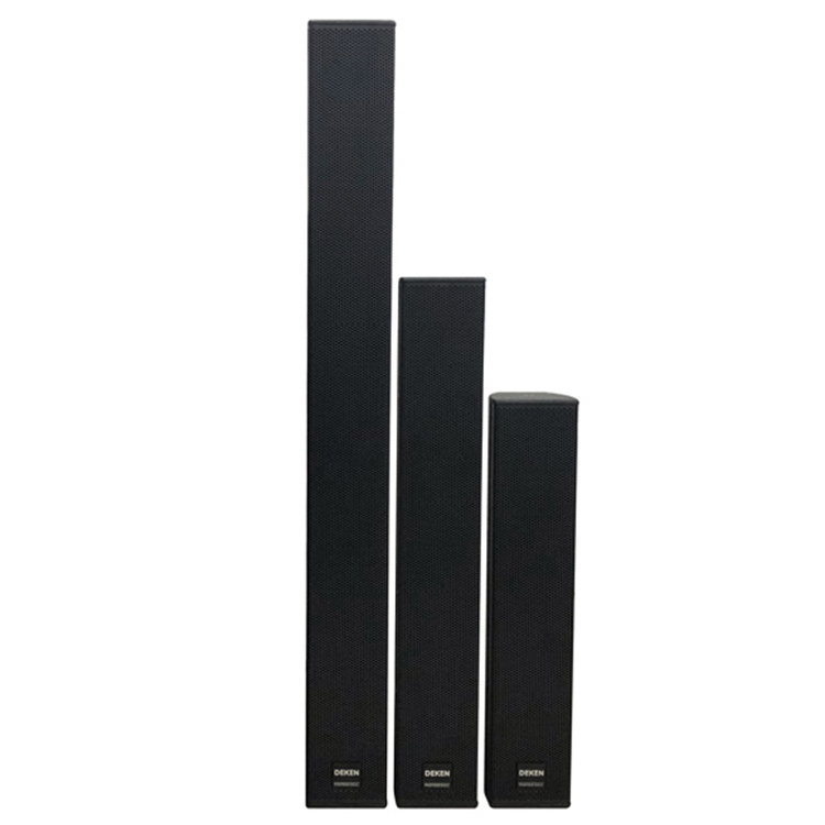 DEKEN SHOW Q30 12 Unit Mini Line Array System Full Range Frequency Column Speaker Line Array Sound Column 480W Loudspeaker