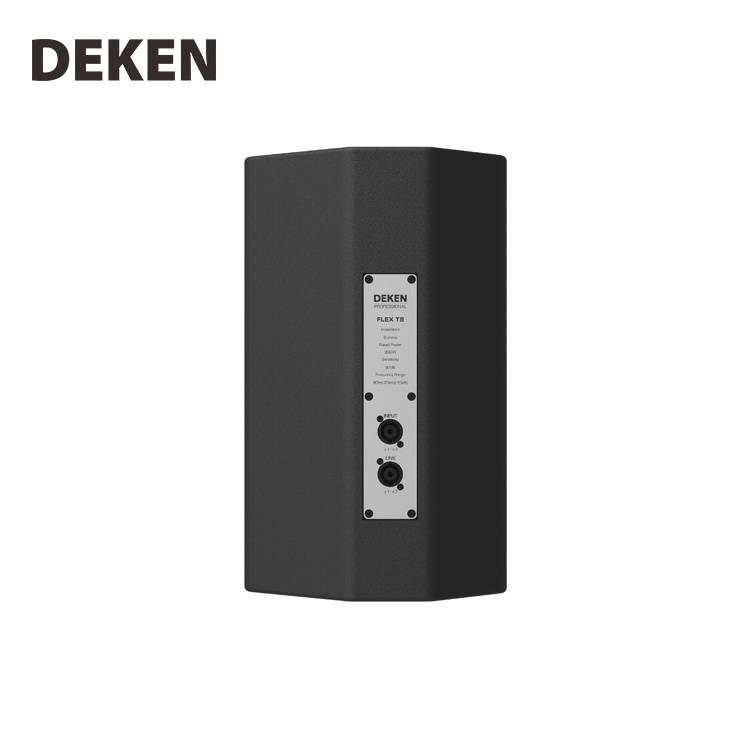 Deken FLEX T8 8-inch Passive Audio Sound Line Array System Professional Indoor Full Range Frequency Loudspeaker Meeting Rooms