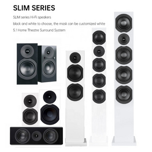 DEKEN Family KTV Party 5.1 Channel Home Theater System with Powered Subwoofer and Floor Standing Speakers for Living Room