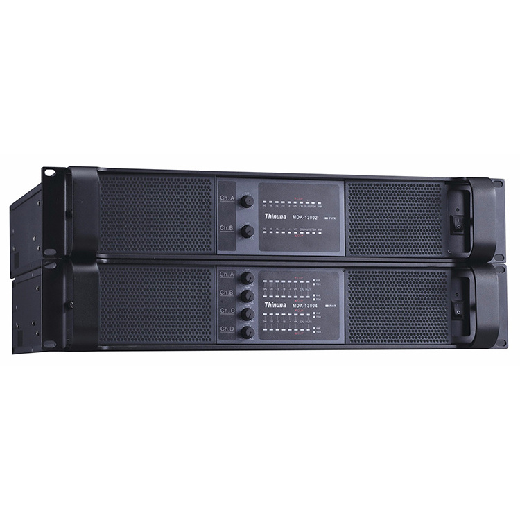 Thinuma MDA series 2U Metal Chassis Design 4 Channel Power Amp Class TD Multi-channel Professional Amplifier For Large Concerts