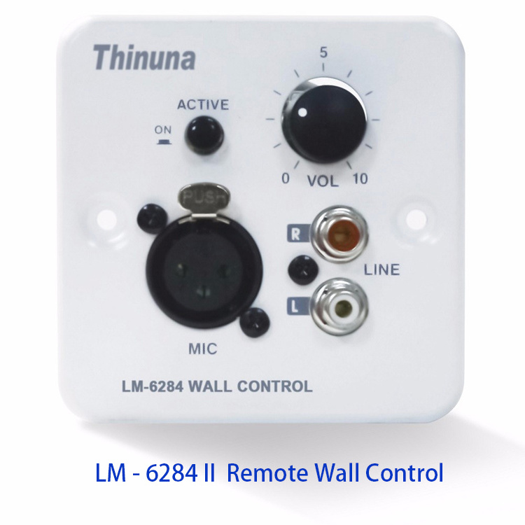 Thinuna PP-6284 II 8 IN 4 OUT Multizone Mixer Amplifier 4*300W PA System Power Mixer Audio Constant Voltage Amplifier