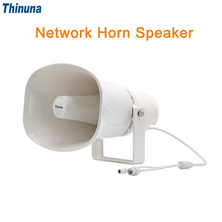 Thinuna IP-30HS III IP66 Network Management System SIP POE 30 watt Horn Speaker SIP Protocol Controller IP Speakers