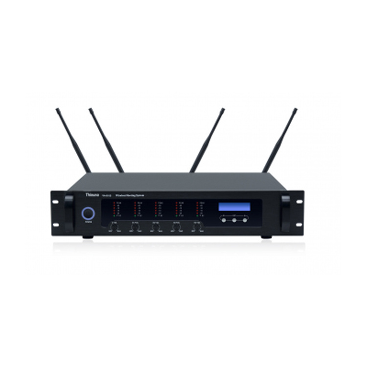 Thinuna VA-8100 Professional UHF Wireless Digital Discussion Video Tracking Audio Wireless Conference Microphone System