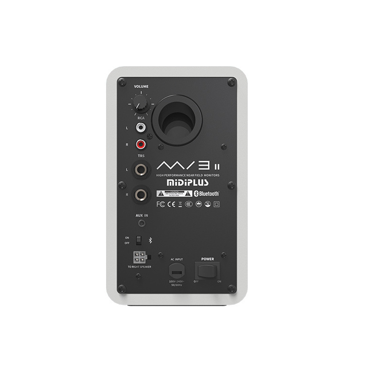 midiplus Audio MI3 II V2  2*25 Watt Active Wireless Bluetooth Speaker with Class D Digital Audio Amplifier for Studio Recording