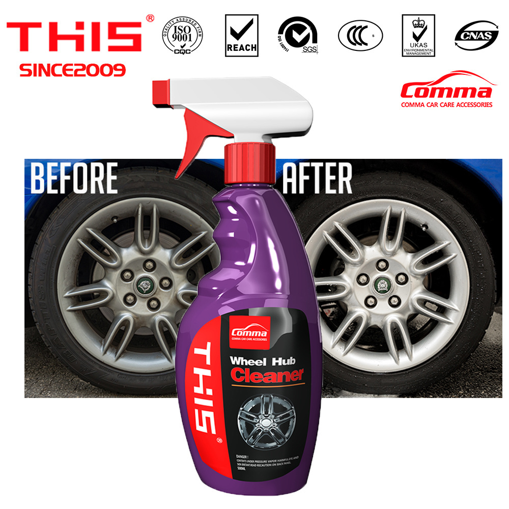 Wholesale China car detailing kit suppliers super & strong cleaning spray rim alloy wheel cleaner