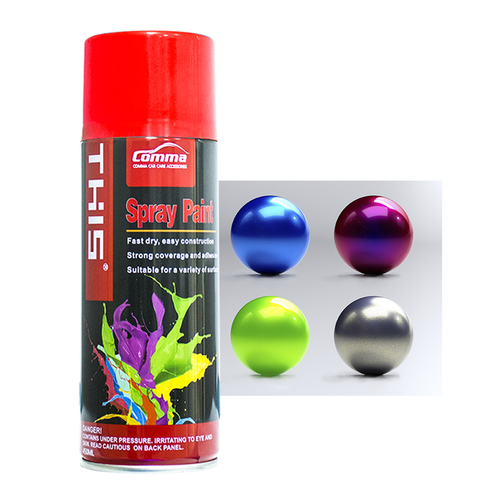 Car Coating For Powder Auto Color Aerosol Acrylic Painting Nano Glass Chrome Machine Gold Colors Automotive Spray Paint