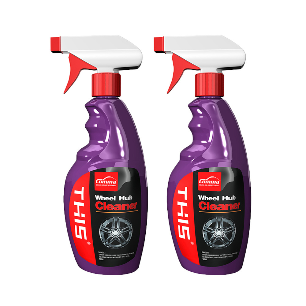 500ml Acid Free formula shine and brilliant car rim spray cleaner wheel polishing