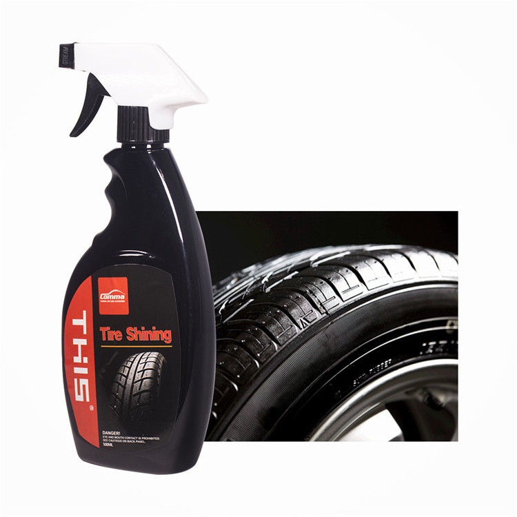 Eco-Friendly Cleaning For A Deep-Black Look From Silicone Gel Dressing Spray Care Products Foam Cleaner Car Wash Tire Shine