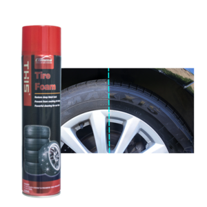 Detailing car waterless car wash and wax tire wet polish tire glitter spray foam dressing applicator tire shine