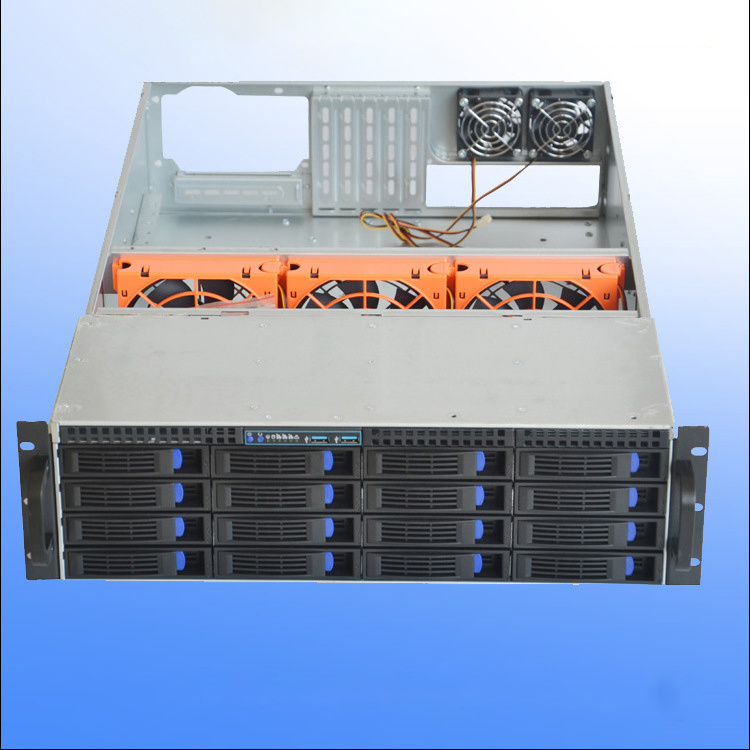 SY314 4U Rackmount Server case with 24 Hot-Swappable SATA/SAS Drive Bay, MiniSAS /SATA connector