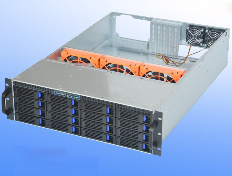 SY314 4U Rackmount Server case with 24 Hot-Swappable SATA/SAS Drive Bay, MiniSAS /SATA connector