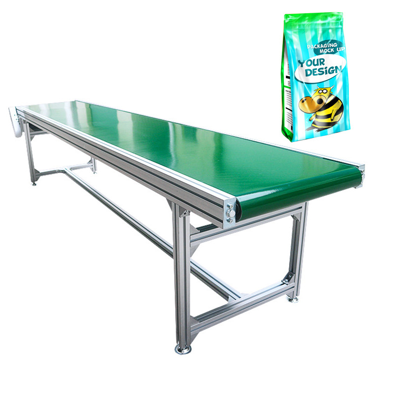 High quality Inclined PU belt conveyor price food grade cleat conveyor belt