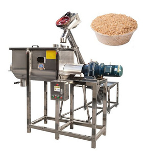 stainless steel industrial dry plough powder mixer fertilizer blending paddle mixing machine