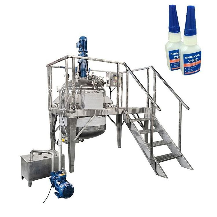 Liquid mixer 500L 1000L 2000L 5000L soap making machine liquid soap making machines for sale Liquid detergent mixer