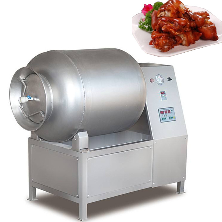 Automatic large-scale vacuum tumbler, meat products, beef, mutton and chicken meat mixing and marinating machine