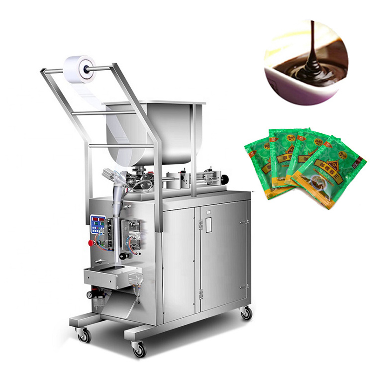 automatic liquid packing machine 500g meat and sauce packing machine 3 sides sealing liquid sachet bag packing machine