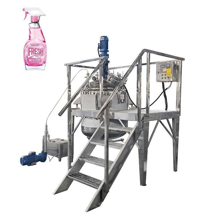 Liquid mixer emulsifying mixer shampoo making machine vacuum homogenizer cream mixer homogenizing emulsifier salad dressing