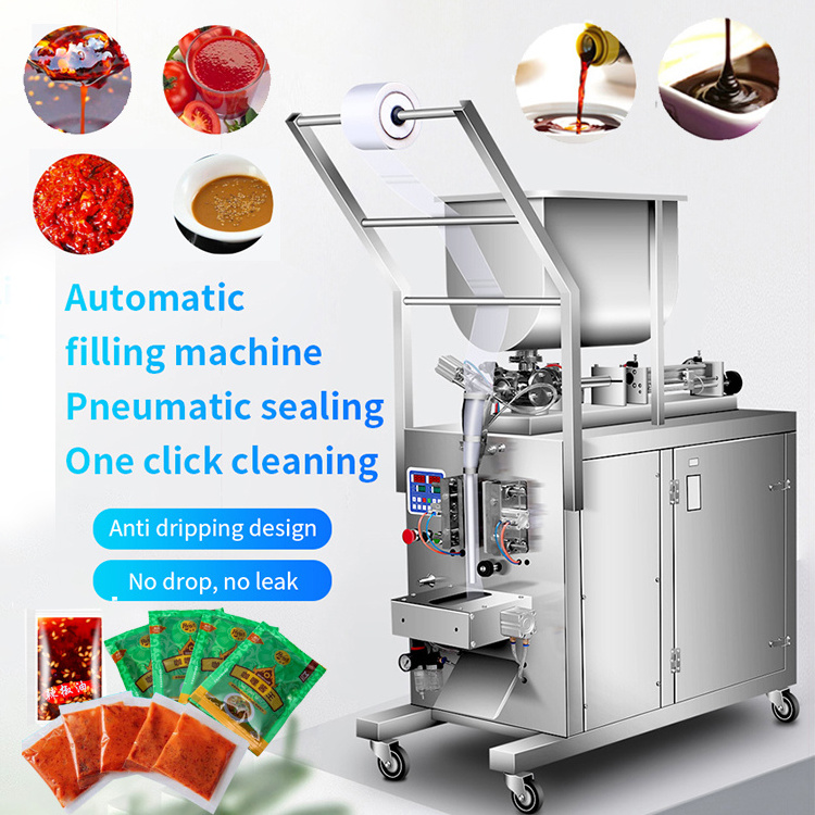 sauce 200 ml packing machine yogurt liquid packing machine mini tomato sauce sachet packing machine