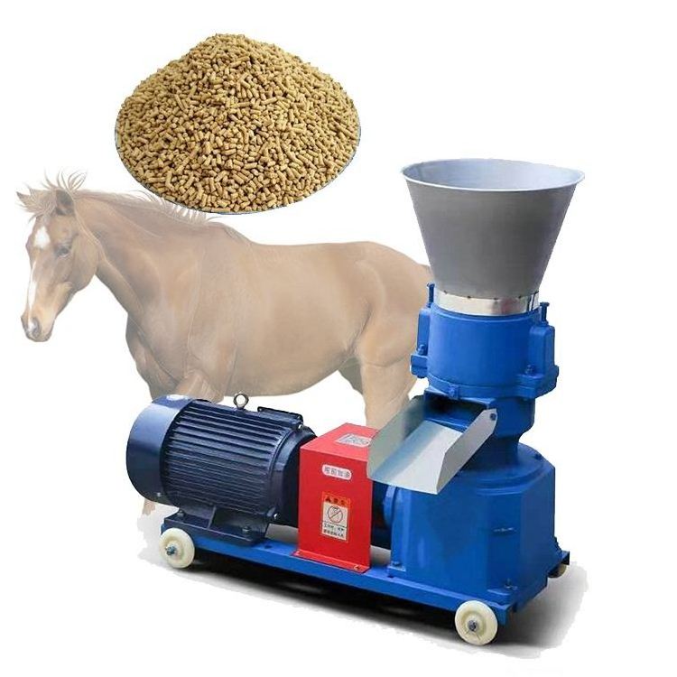 Chicken feed pellet mill machine 6mm breeding tools 500kg per hour feed dryer machine