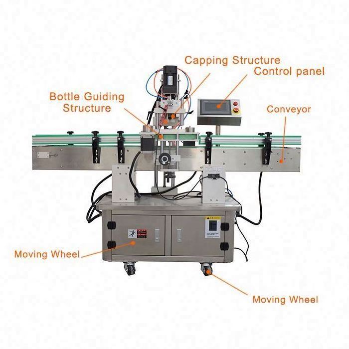 Automatic barcode sticker vial round bottle labeling making machine