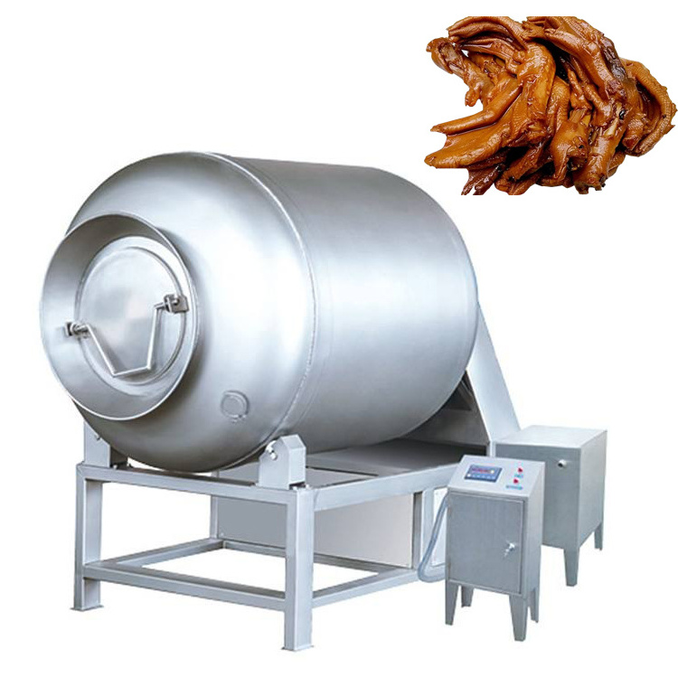 Automatic large-scale vacuum tumbler, meat products, beef, mutton and chicken meat mixing and marinating machine