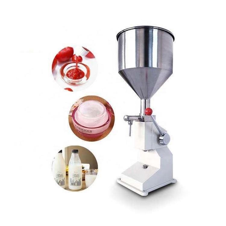 Manual Pressure Stainless Paste Filling Machine Dispensing Liquid Packaging Equipment Sold Cream Machine 0-50Ml Supply