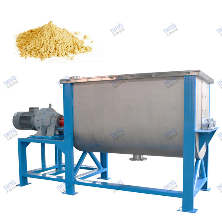 large capacity industrial horizontal mushroom planting raw material mixer fertilizer mixing machine mushroom substrate mixer