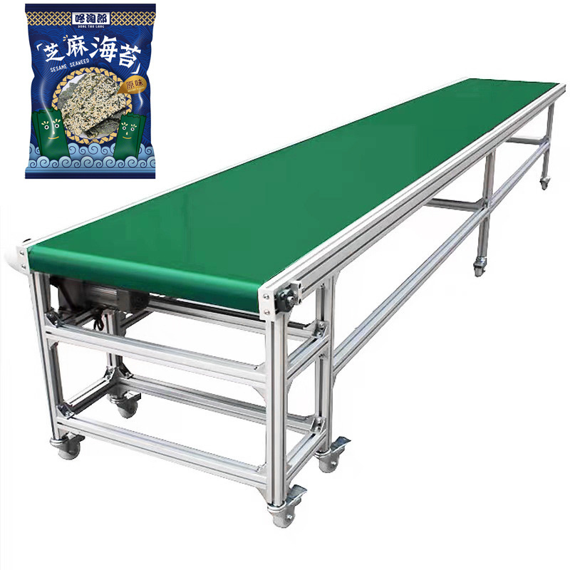 High Quality Portable Adjustable Height Inclined Staircase pu pvc Assembly Line Belt Conveyor for Stairs