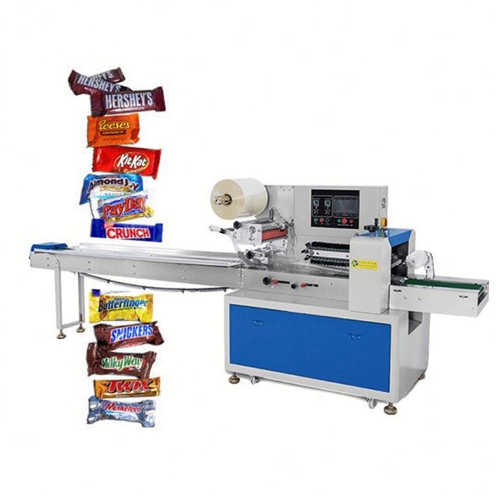 flow pack packaging machine small food machinery flow pack high speed horizontal ow type packing machine