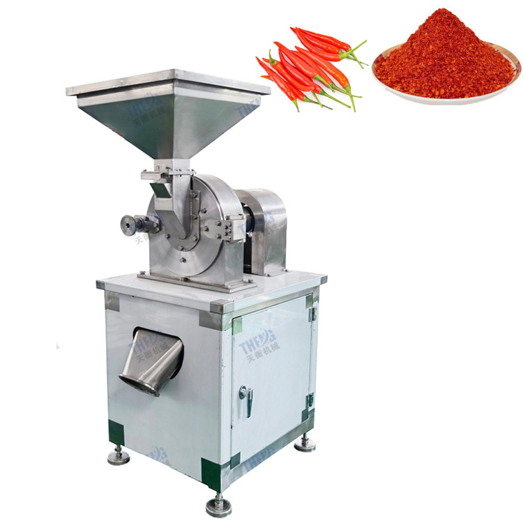 Automatic Spice Dry Turmeric Grinding Multi-function Used Grain Corn Crusher Machine