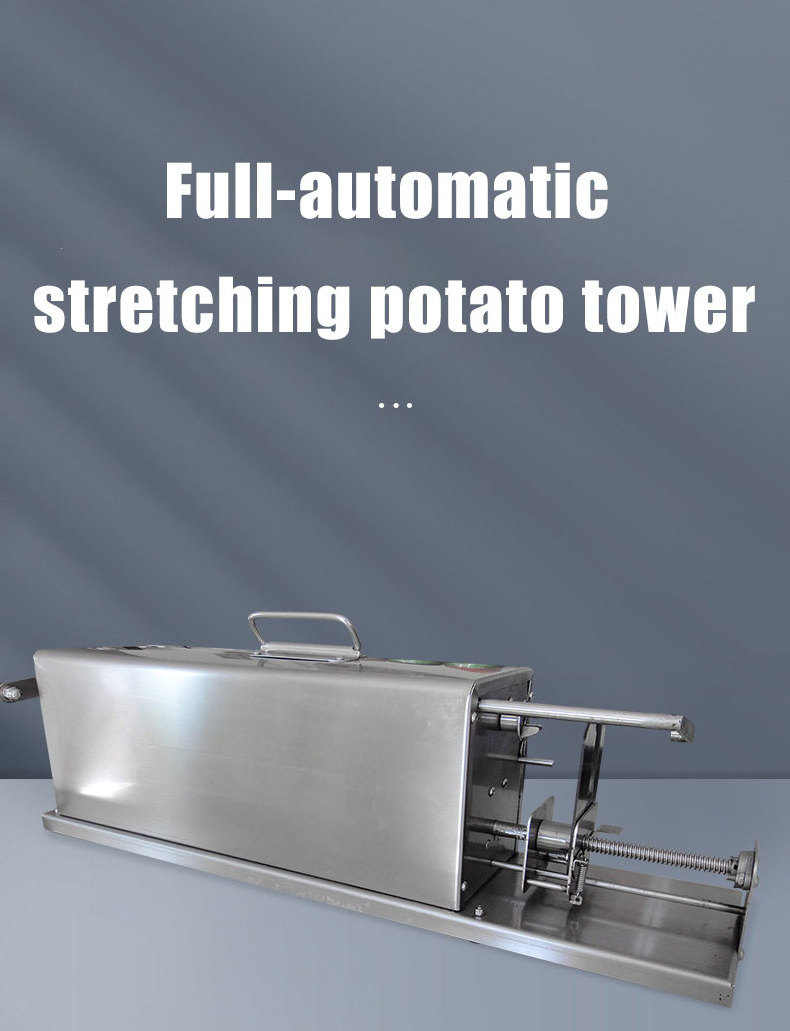 tornado potato making machine stainless steel spiral potato cutter spiral potato cutter