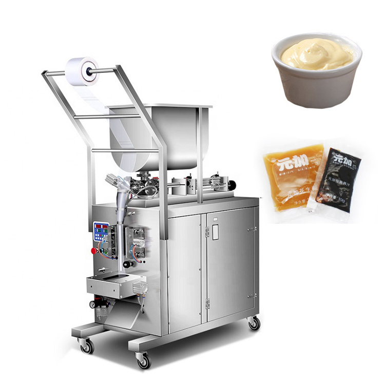 automatic liquid packing machine 500g meat and sauce packing machine 3 sides sealing liquid sachet bag packing machine