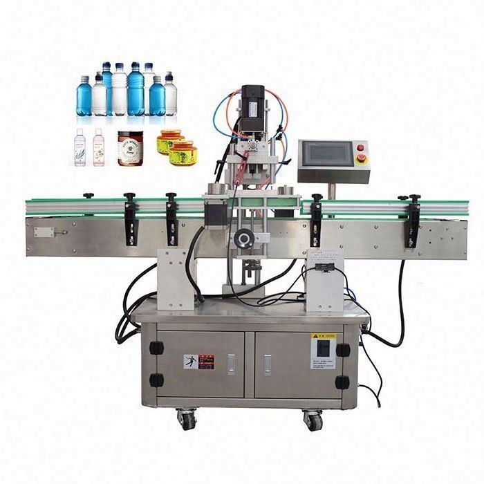 Automatic barcode sticker vial round bottle labeling making machine