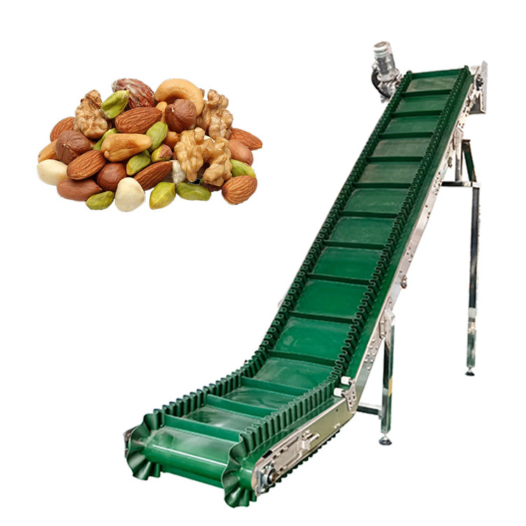 High Quality Portable Adjustable Height Inclined Staircase pu pvc Assembly Line Belt Conveyor for Stairs