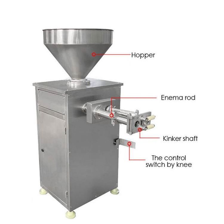 Electric Enema Machine Sausage Stuffer Automatic Sausage Filling Making Machine