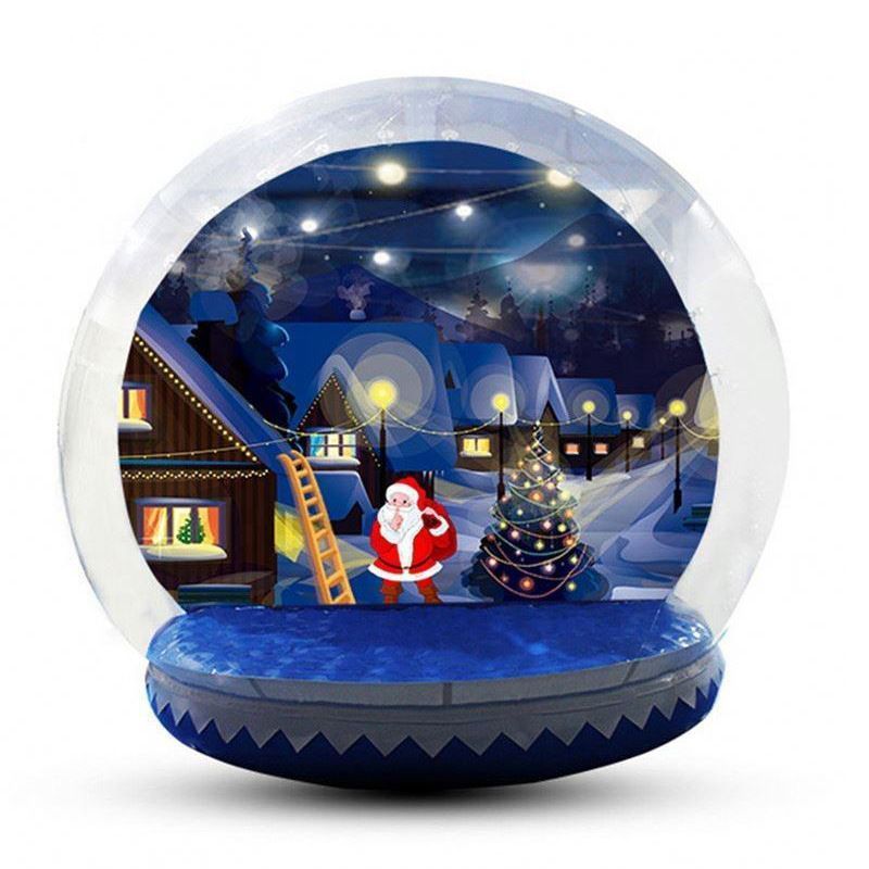 Giant Inflatable Snow Globe Inflatable grottos Human Size blow up Snow Globe rental big inflatable Christmas globe snow