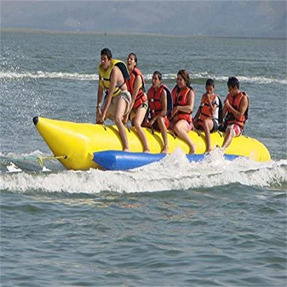 0.6mm PVC wholesale Factory Price Inflatable Water Banana Boat For Sale