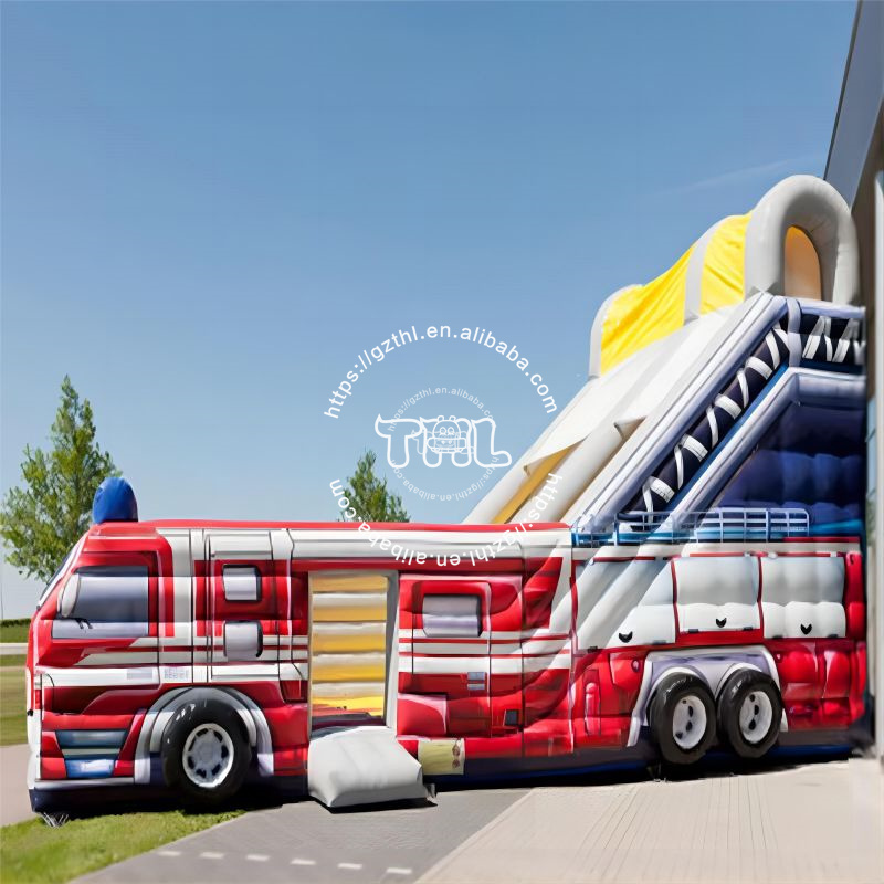 Commercial Grade Customized Tractor Bouncer Truck Inflatable Bounce House Bouncy Jumping Castle Combo Jumper