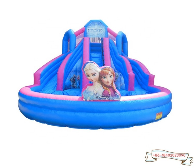 inflatable water slide with pool large water slide swimming pool tube slide