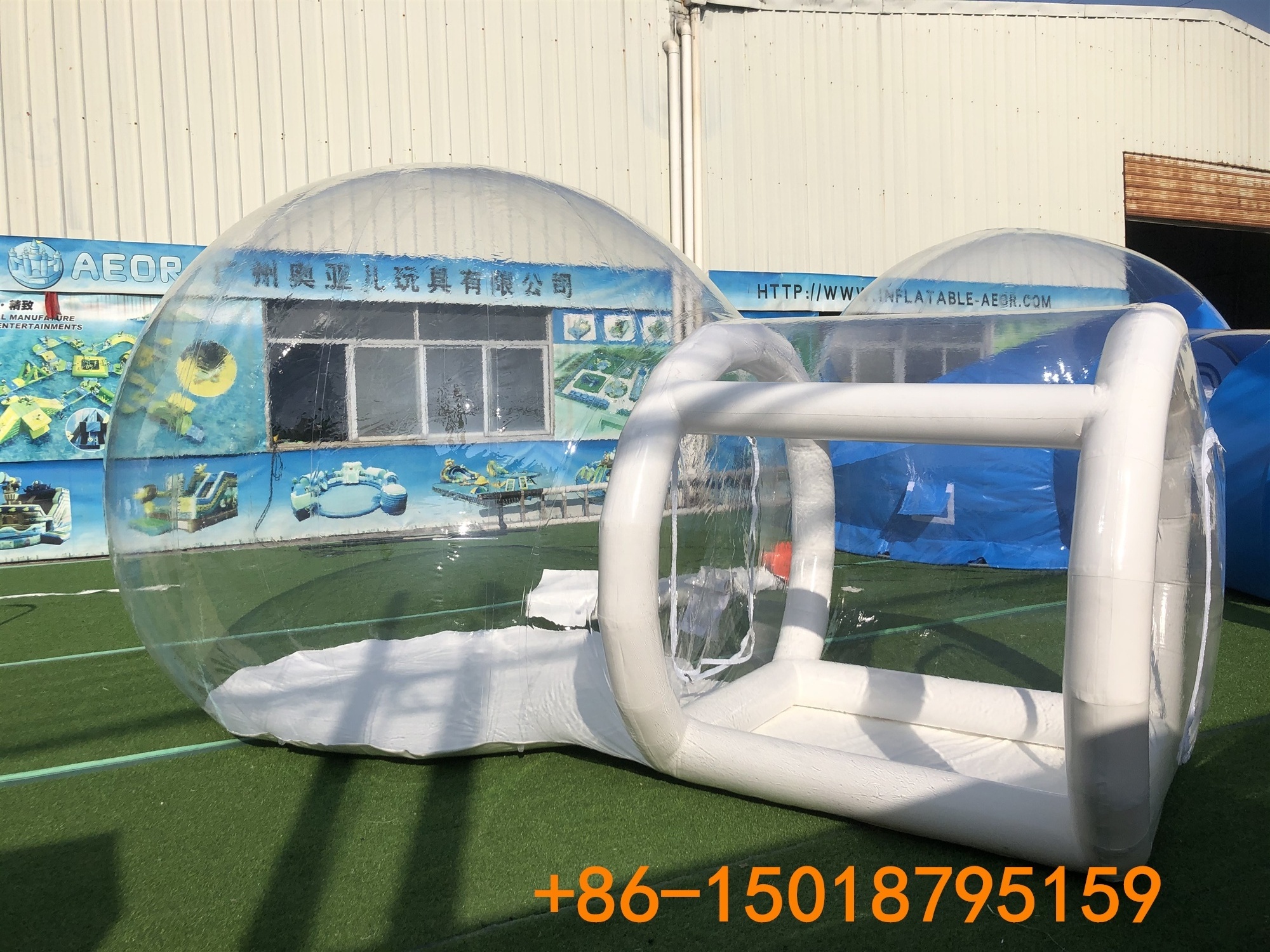 Free Fan Inflatable Bubble House Outdoor Bubble Tent for Camping PVC Bubble Tree Tent/Igloo Tent